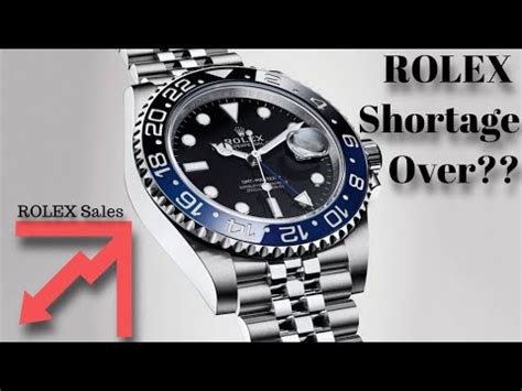 is rolex shortage over|Rolex prices coming down.